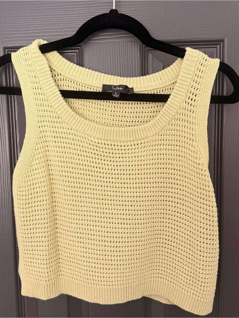 Lulus | Women’s Light Green Knit Tank Top